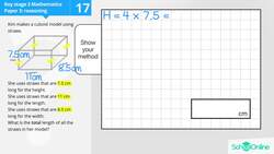 3D Shapes: Finding the Total Length Instructional Video