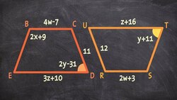 Determining multiple missing values using congruent polygons Instructional Video
