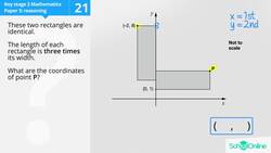 Geometry: Finding the Coordinates of a Point in a Rectangle Instructional Video