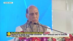 Indian Defence Minister Rajnath Singh Slams Donald Trump for 'Boss' Attitude News Clip