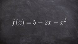 Applying the first derivative test to a polynomial to determine the increasing and decreasing Instructional Video