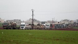 CLEAN : Turkey deploys military vehicles at new position in Idlib's Binnish News Clip