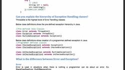 Java Interview Guide : 200+ Interview Questions and Answers - Checked and Unchecked Exceptions Instructional Video