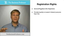 Registration Rights - Term Sheet Instructional Video