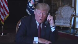 Trump makes Thanksgiving Day call to US troops Instructional Video