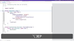SwiftUI iOS 16 Crash Course - Emoji Quote App in SwiftUI - Useful Hotkeys Instructional Video