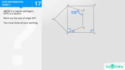 GCSE Secondary Maths Age 13-17 - Geometry & Measures: Angles of regular shapes - Explained Instructional Video