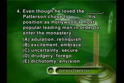 Critical Reading & Writing - Sentence Completion Part 2 Instructional Video