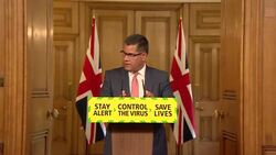Alok Sharma answers questions at daily press conference on Covid-19 from Downing Street News Clip
