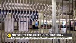London tube trains shut down due to strikes | Major disruption in British capital News Clip