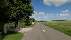 Denmark XI synched series rear driving studio process plate background Stock Footage