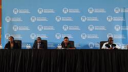 Rwandan government press conference News Clip