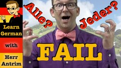 Alle vs Jeder: What's the Difference? Instructional Video