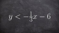 Graphing a linear inequality Instructional Video