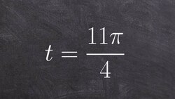 Find the coordinate point of the given angle Instructional Video