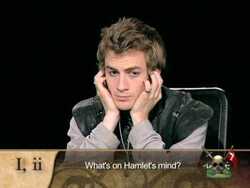 Hamlet 1.2 Interview with Claudius, Gertrude, and Hamlet Instructional Video