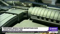 Biden Signs Landmark Gun Measure, Says 'Lives Will Be Saved' News Clip