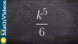 Translating an algebraic expression to a verbal expression Instructional Video