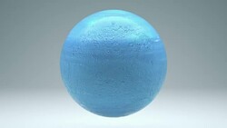 Neptune Rotating Seamless 4K with Luma Matte Stock Footage