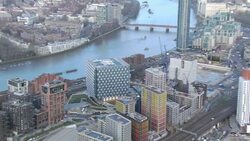 Aerial views of the U.S. Embassy in London News Clip