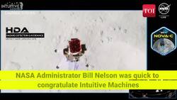 Privately built lunar lander 'Odysseus' makes history with successful moon touchdown since 1972| NASA| Apollo 17 News Clip
