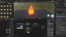 The Ultimate Guide to Blender 3D Rigging and Animation - Lesson 18 - Animating Light Flicker Instructional Video