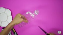 Arts and Crafts: How to Make a Recycled Bottle Flower Pot Instructional Video