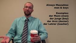 Genders of German Nouns: Tips, Tricks, & Memory Tools - 3 Minuten Deutsch Lesson #5 - Deutsch lernen Instructional Video