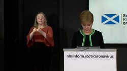 Nicola Sturgeon giving daily coronavirus press briefing News Clip