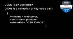 AZ-104: Microsoft Azure Administrator Full Course - What is JSON Instructional Video