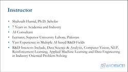 A Practical Approach to Timeseries Forecasting Using Python - Introduction to Instructor Instructional Video
