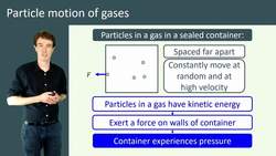 Particle Motion of Gases and Temperature's Effect on Pressure Instructional Video