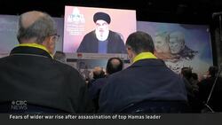 Hamas leader's assassination in Lebanon feeds fear of wider Mideast war News Clip