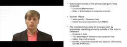 State Law and Corporate Governance Instructional Video