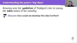 Analysing the poem 'Porphyria's Lover' by Robert Browning Instructional Video