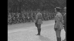 French soldiers leaving Duisburg and Essen in Germany as French military evacuates Ruhr Valley News Clip