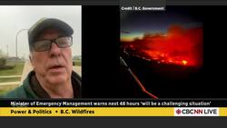 Wildfire west of B.C. community will cause 'extreme concern' if winds change, says mayor News Clip