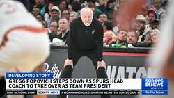 Gregg Popovich, longest tenured coach in major pro sports, to leave Spurs bench News Clip