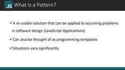 What Are Patterns? Instructional Video