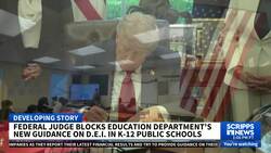 Federal judge blocks Department of Education's guidance on DEI amid split response among states News Clip