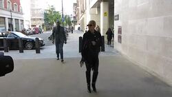 Rita Ora at Celebrity Sightings in London Stock Footage