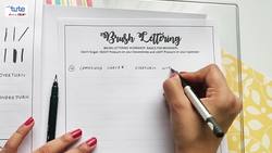 Mastering the Basic Strokes for Beautiful Lettering Instructional Video