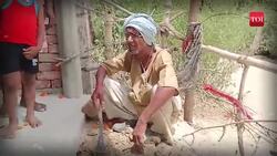 Strange! Alive Man organizes his last rites in Unnao News Clip