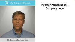 Investor Presentation - Company Logo Instructional Video