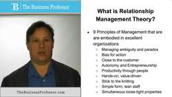 Relationship Management Theory Instructional Video