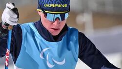 CLEAN : PHOTO: Ukrainian athletes attend Beijing Paralympic Games practice session News Clip
