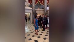 Lauren Boebert arrives at State of the Union Instructional Video