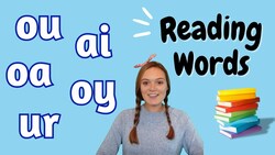 ou ai oa oy ur Words | Blending Practice | Learning to Read | British Teacher Instructional Video