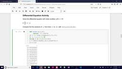 Data Science 🐍 Differential Equations Instructional Video