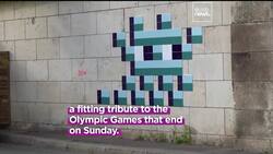 Invader Strikes Again: New mosaic unveiled by French street artist for Paris Olympic Games Instructional Video